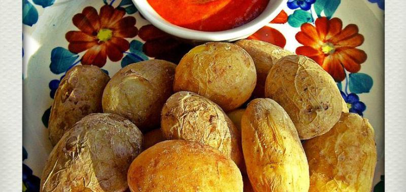 Papas arrugadas con mojo